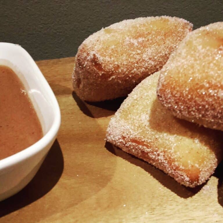 freshly made donuts with 1 768x768