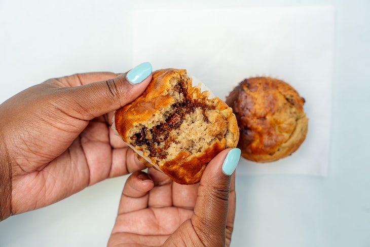 Peanut Butter Banana Muffins